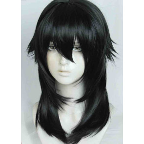Black 45cm Final Fantasy XIV Male Viera Cosplay Wig