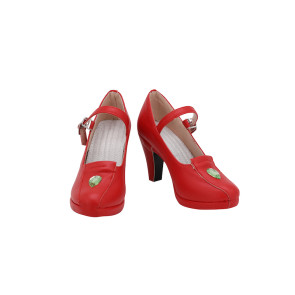 One Piece Nami Red Cosplay Shoes