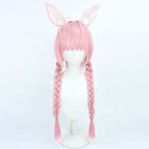 Pink 70cm Virtual YouTuber Hakui Koyori Cosplay Wig