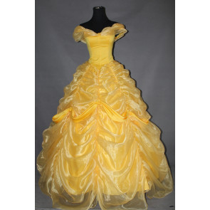 Beauty and the Beast Princess Belle Dress Cosplay Costume - A