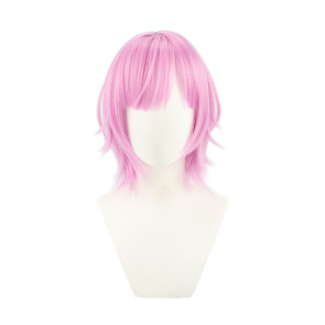Pink 30cm Virtual YouTuber Yuhi Riri Cosplay Wig