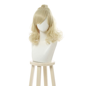 Gold 40cm Animal Crossing Isabelle Cosplay Wig