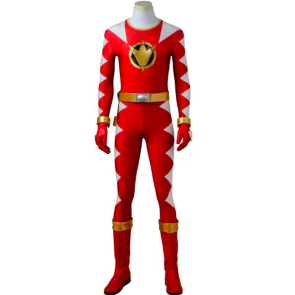 Bakuryuu Sentai Abaranger Red Dino Ranger Cosplay Costume