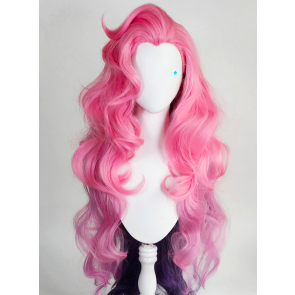 Pink and Purple 100cm League of Legends LOL K/DA Seraphine Cosplay Wig