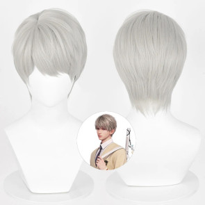 Silver 30cm Love and Deepspace Cosplay Wig