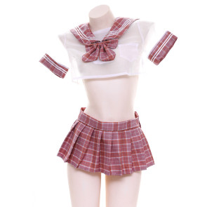 Sexy Plaid School Uniform