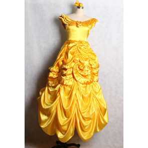 Beauty and the Beast Belle Dress Cosplay Costume V2