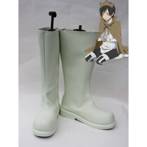 Durarara Orihara Izaya/Hibiya White Cosplay Boots