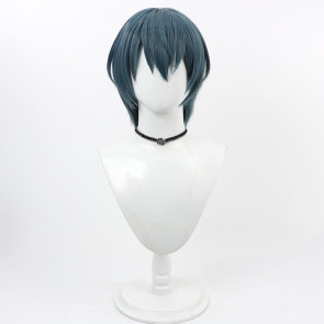 Blue 30cm Shinkalion: Change the World Taisei Onari Cosplay Wig
