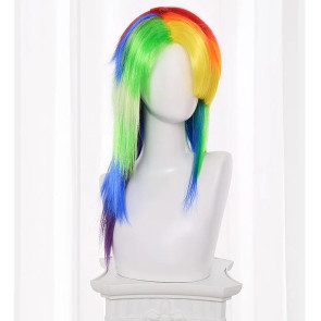 70cm My Little Pony: Friendship Is Magic Rainbow Dash Cosplay Wig