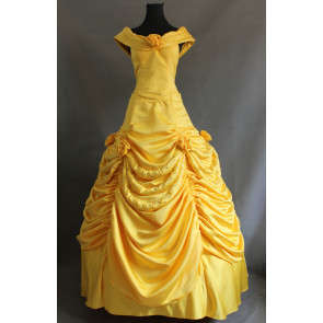 Beauty and the Beast Princess Belle Dress Cosplay Costume - C