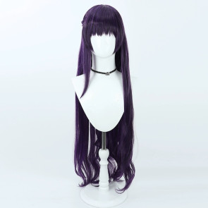 Purple 100cm Project Sekai: Colorful Stage feat. Hatsune Miku 25-ji, Night Code de. Asahina Mafuyu Cosplay Wig