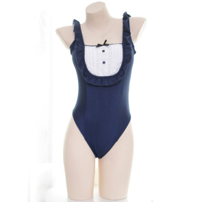 Blue Sexy Japanese Sukumizu Swimsuit