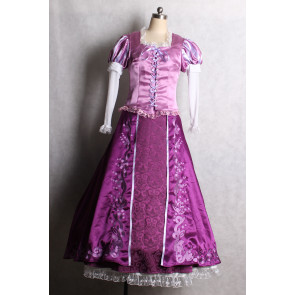 Tangled Rapunzel Princess Purple Cosplay Dress