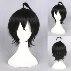 Black 30cm Orenchi no Furo Jijo Tatsumi Cosplay Wig