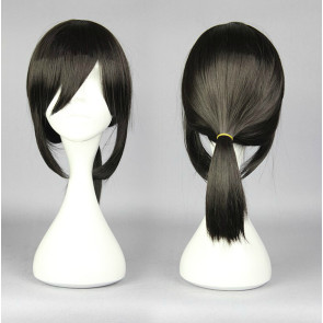 Black 45cm Kantai Collection Fubuki Cosplay Wig