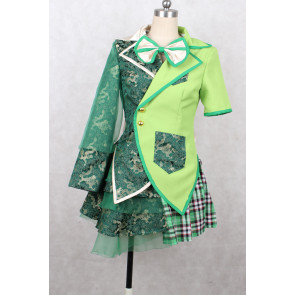 Momoiro Clover Z Momoka Ariyasu Green Cosplay Costume