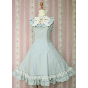 Blue Sleeveless Lovely Lolita Dress