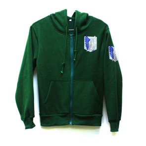 Attack on Titan Survey Corps Long Sleeve Cosplay Hoodie