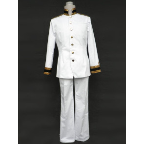Axis Powers Hetalia White Japanese Cosplay Uniform