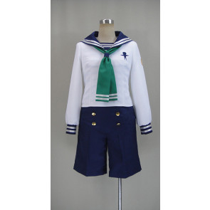 Free! Iwatobi Swim Club Makoto Tachibana Sailor Suit Cosplay Costume