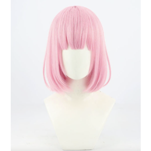 Pink 35cm Virtual YouTuber Mori Calliope Cosplay Wig