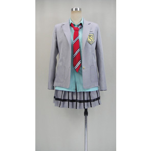 Your Lie in April Kaori Miyazono Girl's School Uniform Cosplay Costume