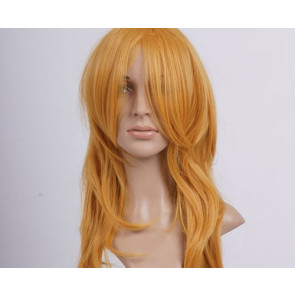 Golden 65cm Final Fantasy Stella Nox Fleuret Cosplay Wig
