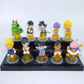 10-Piece Dragon Ball Goku Mini PVC Action Figure Set