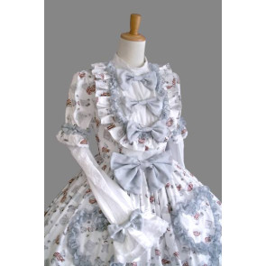 Lovely Long Sleeves Bows Sweet Lolita Dress