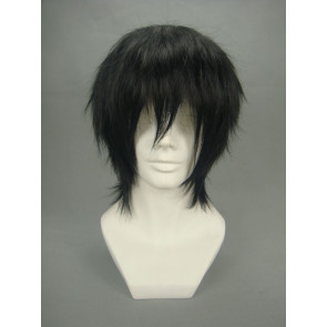Black 32cm Black Butler Kuroshitsuji Lau Nylon Cosplay Wig