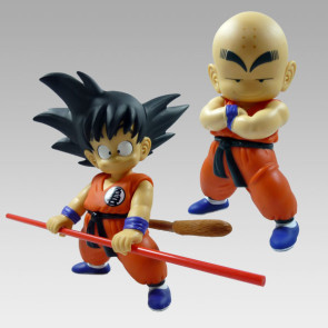 2-Piece Dragon Ball Goku Mini PVC Action Figure Set - A