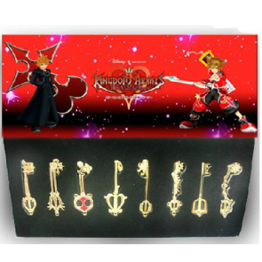 Golden Kingdom Hearts Pendant Set