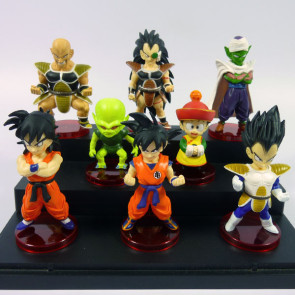 8-Piece Dragon Ball Goku Mini PVC Action Figure Set - B