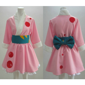 K-ON! Yui Hirasawa Pink Kimono Cosplay Costume