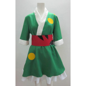 K-ON! Tsumugi Kotobuki Green Kimono Cosplay Costume