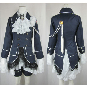 Kuroshitsuji Black Butler Ciel Phantomhive Blue Cosplay Costume - Navy Blue Edition