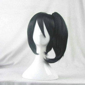 Black 30cm Kantai Collection Kaga Cosplay Wig
