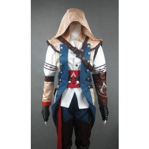 Assassin's Creed III Connor Kenway Cosplay Costume - Golden Hood Edition