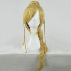 Gold 90cm Final Fantasy X Rikku Cosplay Wig