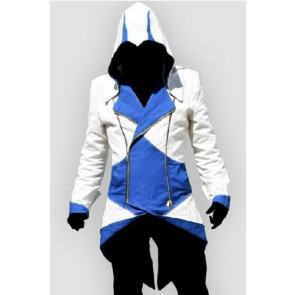 Blue Assassin's Creed III Conner Kenway Casual Cosplay Jacket