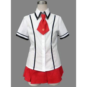 Baka to Test to Shoukanjuu Girl Summer School Uniform Cosplay Costume