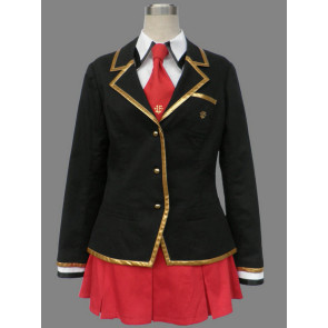 Baka to Test to Shoukanjuu Girl Winter School Uniform Cosplay Costume