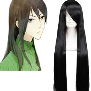 Black 80cm DuRaRaRa Yagiri Namie Cosplay Wig