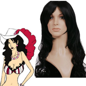 Black 90cm One Piece Alvida Cosplay Wig