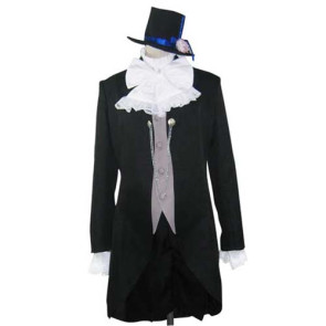 Kuroshitsuji Black Butler Ciel Phantomhive Black Cosplay Suit