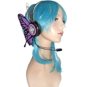 Purple Vocaloid Gakupo Cosplay Headphone
