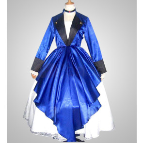 Chobits Chii Blue Lolita Cosplay Costume