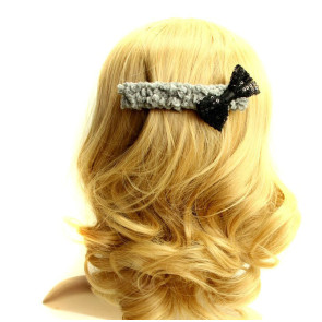 Classic Bow Girls Handmade Lolita Hairpin