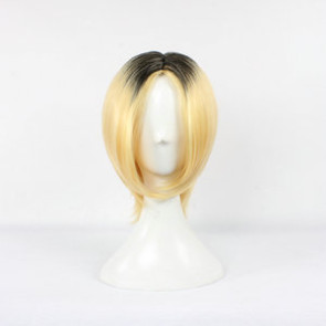Golden and Black 40cm Haikyu!! Kenma Kozume Cosplay Wig